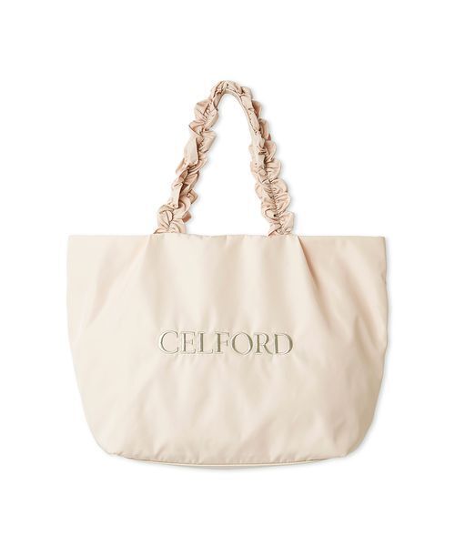 CELFORD(セルフォード)の「【プリュム】フリルラメ刺繍トートバッグ(wide)(トートバッグ・レディース・アイボリー/ネイビー/ライトピンク/ブラック・F)」の19枚目の写真