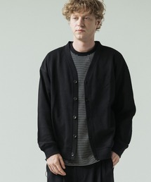 SLICK（スリック）の「【SLICK スリック】Double Air Moss Stitch Cardigan ダブルエアー鹿の子Vネックカーディガン（カーディガン/ボレロ）」