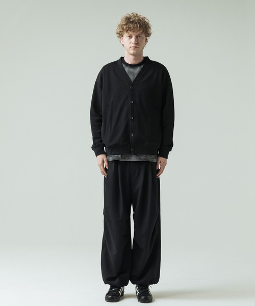 SLICK（スリック）の「【SLICK/スリック】Double Air Moss Stitch Cardigan/ダブルエアー鹿の子Vネックカーディガン（カーディガン/ボレロ・メンズ・ブラック/グレイッシュベージュ/グレー・1/2/3）」の13枚目の写真