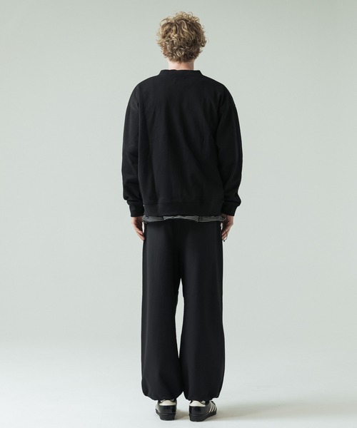 SLICK（スリック）の「【SLICK/スリック】Double Air Moss Stitch Cardigan/ダブルエアー鹿の子Vネックカーディガン（カーディガン/ボレロ・メンズ・ブラック/グレイッシュベージュ/グレー・1/2/3）」の15枚目の写真