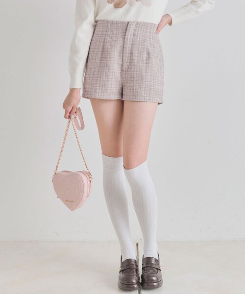 OLIVE des OLIVE(オリーブデオリーブ)の「スッキリショーパン(その他パンツ・レディース・チェック/ブラック/ピンク・FREE)」の11枚目の写真