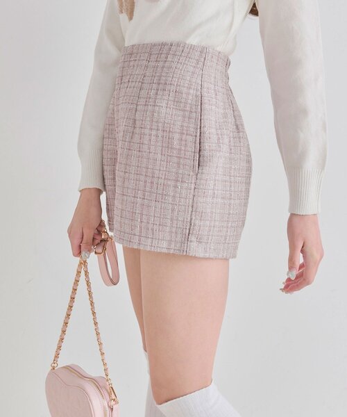 OLIVE des OLIVE(オリーブデオリーブ)の「スッキリショーパン(その他パンツ・レディース・チェック/ブラック/ピンク・FREE)」の16枚目の写真