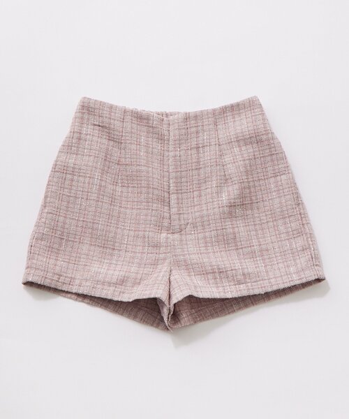 OLIVE des OLIVE（オリーブデオリーブ）の「スッキリショーパン（その他パンツ・レディース・チェック/ブラック/ピンク・FREE）」の5枚目の写真