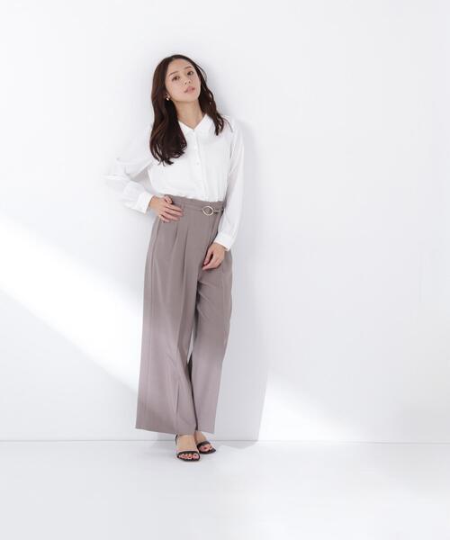 NATURAL BEAUTY BASIC（ナチュラルビューティーベーシック）の「◇レースダブルカラーブラウス（シャツ/ブラウス・レディース・オフホワイト/ブルー/ネイビー・SMALL/MEDIUM）」の11枚目の写真