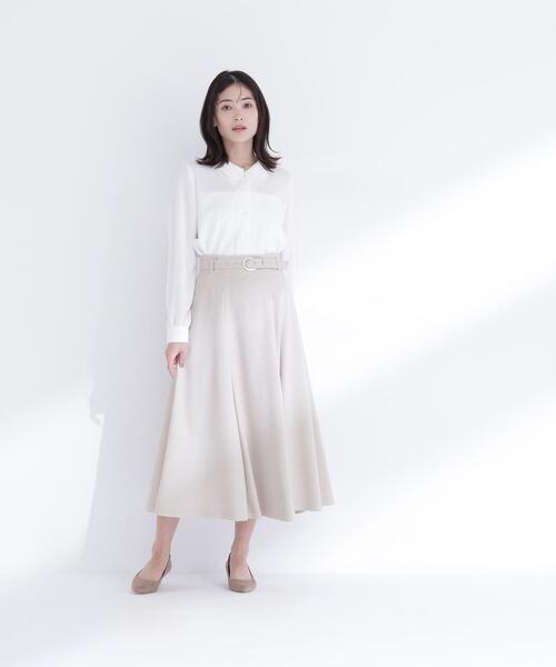 NATURAL BEAUTY BASIC（ナチュラルビューティーベーシック）の「◇レースダブルカラーブラウス（シャツ/ブラウス・レディース・オフホワイト/ブルー/ネイビー・SMALL/MEDIUM）」の12枚目の写真