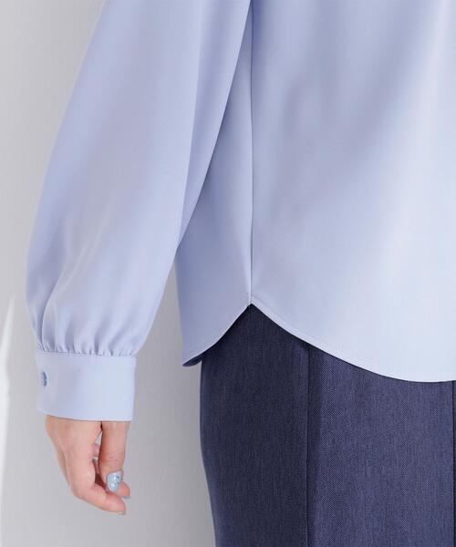 NATURAL BEAUTY BASIC(ナチュラルビューティーベーシック)の「◇レースダブルカラーブラウス(シャツ/ブラウス・レディース・オフホワイト/ブルー/ネイビー・SMALL/MEDIUM)」の14枚目の写真