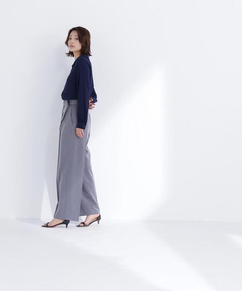 NATURAL BEAUTY BASIC(ナチュラルビューティーベーシック)の「◇レースダブルカラーブラウス(シャツ/ブラウス・レディース・オフホワイト/ブルー/ネイビー・SMALL/MEDIUM)」の9枚目の写真