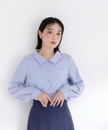 NATURAL BEAUTY BASIC | ◇レースダブルカラーブラウス(シャツ/ブラウス)