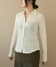 IENA LA BOUCLE カーリーラッセルシャツカットソー