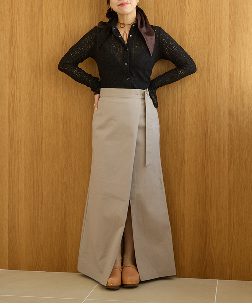 IENA LA BOUCLE(イエナラブークル)の「IENA LA BOUCLE カーリーラッセルシャツカットソー(シャツ/ブラウス・レディース・ブラック/アイボリー・FREE)」の18枚目の写真