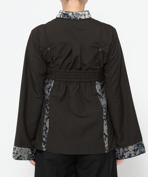 HARE（ハレ）の「2PビスチェシャツLS(HARE)（シャツ/ブラウス・レディース・ブラック/ホワイト・FREE）」の12枚目の写真