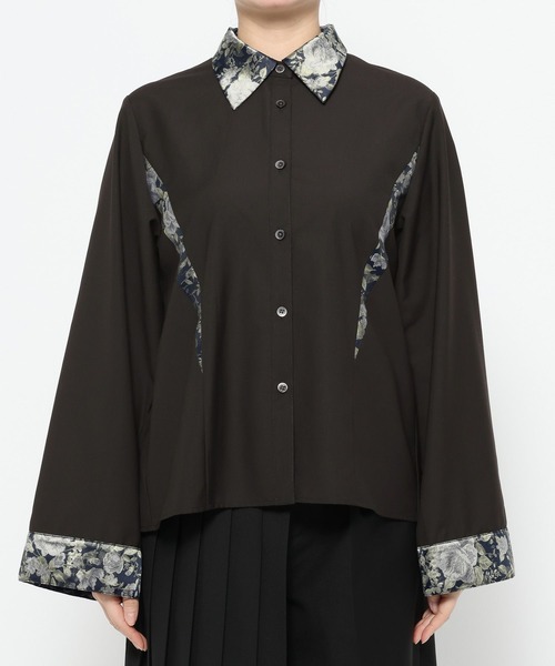 HARE（ハレ）の「2PビスチェシャツLS(HARE)（シャツ/ブラウス・レディース・ブラック/ホワイト・FREE）」の17枚目の写真