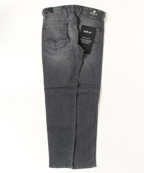 REPLAY（リプレイ）の「スリムフィットANBASS ブラックパワーストレッチデニム（デニムパンツ・メンズ・ダークグレー・W29xL32/W30xL32/W31xL32/W32xL32/W33xL32/W34xL32/W36xL32）」の2枚目の写真