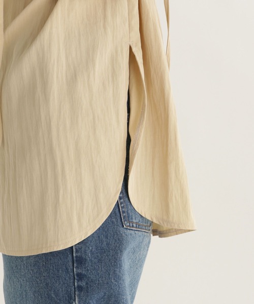 studio CLIP(スタディオクリップ)の「【daily CLIP】ソフトビスチェシャツ(シャツ/ブラウス・レディース・ベージュ/ライラック/ネイビー・FREE)」の17枚目の写真