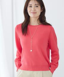 Reflect（リフレクト）の「透かしスリーブデザインハイゲージニット（ニット/セーター）」