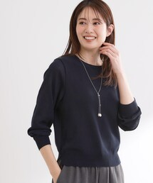 Reflect（リフレクト）の「透かしスリーブデザインハイゲージニット（ニット/セーター）」