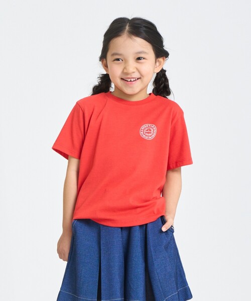 COMME CA ISM（コムサイズム）の「サークルプリント 半袖Tシャツ（Tシャツ/カットソー・キッズ・サックスブルー/レッド/オートミール/ネイビー/イエロー・100cm/110cm/120cm/130cm/140cm/150cm）」の5枚目の写真