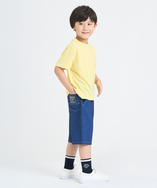 COMME CA ISM（コムサイズム）の「サークルプリント 半袖Tシャツ（Tシャツ/カットソー・キッズ・サックスブルー/レッド/オートミール/ネイビー/イエロー・100cm/110cm/120cm/130cm/140cm/150cm）」の9枚目の写真