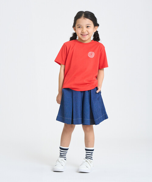 COMME CA ISM（コムサイズム）の「サークルプリント 半袖Tシャツ（Tシャツ/カットソー・キッズ・サックスブルー/レッド/オートミール/ネイビー/イエロー・100cm/110cm/120cm/130cm/140cm/150cm）」の10枚目の写真