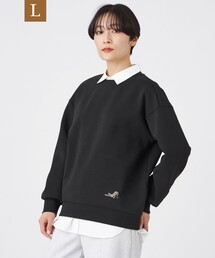 【L】【ウォッシャブル】ダンボールスウェットプルオーバー