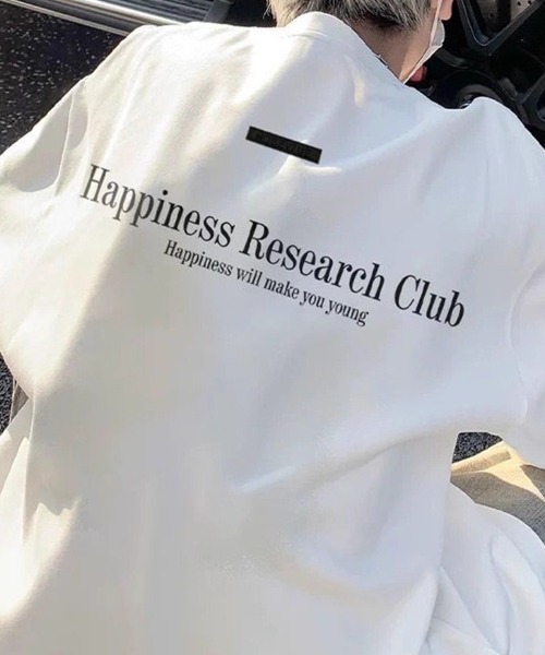 KELVIN(ケルヴァン)の「Back Print Long Sleeve Tee バックプリント Tシャツ(ロンT)(Tシャツ/カットソー・メンズ・ホワイト/ブラック・MEDIUM/LARGE)」の6枚目の写真