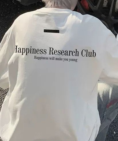 KELVIN(ケルヴァン)の「Back Print Long Sleeve Tee バックプリント Tシャツ(ロンT)(Tシャツ/カットソー・メンズ・ホワイト/ブラック・MEDIUM/LARGE)」の8枚目の写真