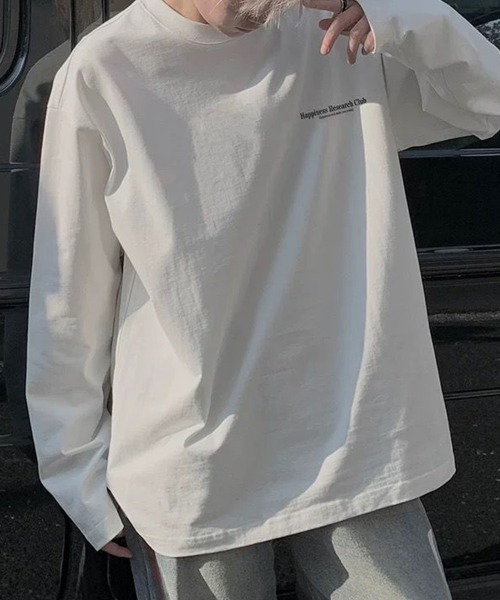KELVIN(ケルヴァン)の「Back Print Long Sleeve Tee バックプリント Tシャツ(ロンT)(Tシャツ/カットソー・メンズ・ホワイト/ブラック・MEDIUM/LARGE)」の11枚目の写真
