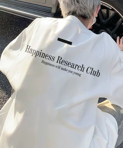 KELVIN(ケルヴァン)の「Back Print Long Sleeve Tee バックプリント Tシャツ(ロンT)(Tシャツ/カットソー・メンズ・ホワイト/ブラック・MEDIUM/LARGE)」の13枚目の写真