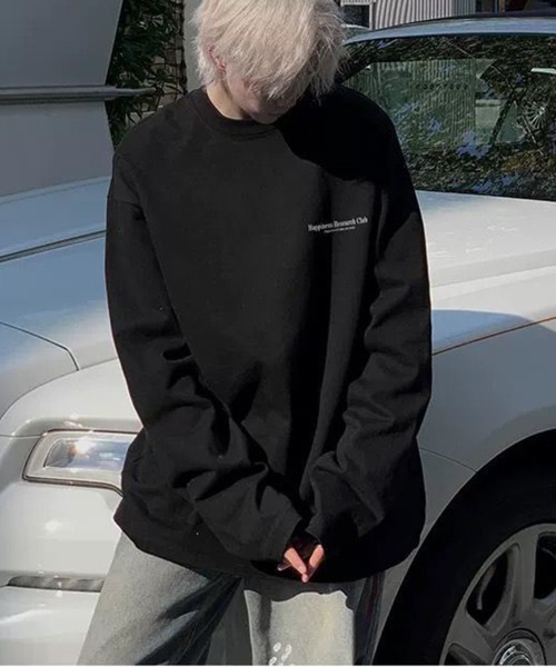 KELVIN(ケルヴァン)の「Back Print Long Sleeve Tee バックプリント Tシャツ(ロンT)(Tシャツ/カットソー・メンズ・ホワイト/ブラック・MEDIUM/LARGE)」の14枚目の写真