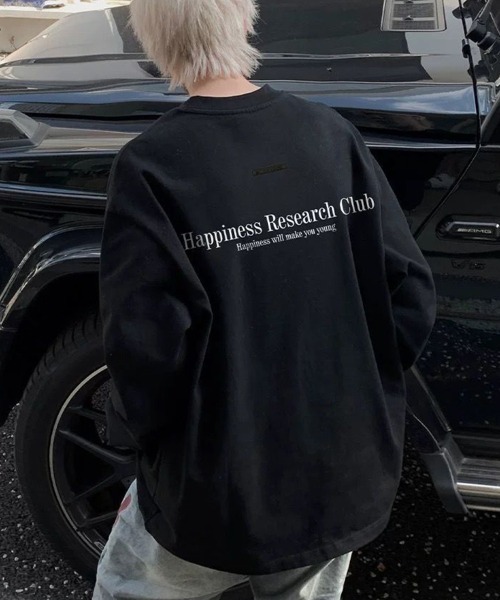 KELVIN(ケルヴァン)の「Back Print Long Sleeve Tee バックプリント Tシャツ(ロンT)(Tシャツ/カットソー・メンズ・ホワイト/ブラック・MEDIUM/LARGE)」の15枚目の写真