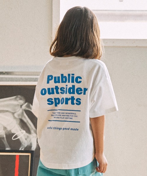 GENERATOR(ジェネレーター)の「GENERATOR/ジェネレーター Public Tシャツ(Tシャツ/カットソー・キッズ・ホワイト/ベージュ系その他/ブラック・M/L/XL)」の1枚目の写真