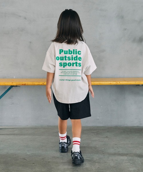 GENERATOR(ジェネレーター)の「GENERATOR/ジェネレーター Public Tシャツ(Tシャツ/カットソー・キッズ・ホワイト/ベージュ系その他/ブラック・M/L/XL)」の10枚目の写真