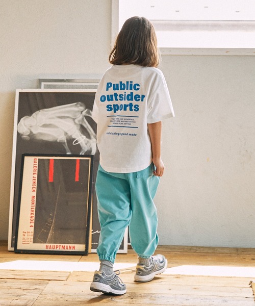 GENERATOR(ジェネレーター)の「GENERATOR/ジェネレーター Public Tシャツ(Tシャツ/カットソー・キッズ・ホワイト/ベージュ系その他/ブラック・M/L/XL)」の4枚目の写真