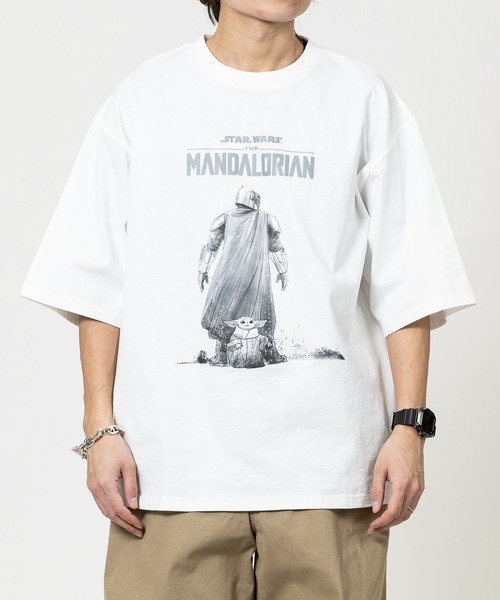 STAR WARS(スターウォーズ)の「RAT EFFECT/ラットエフェクト メンズ THE MANDARIAN Tシャツ(Tシャツ/カットソー・メンズ・ブラック系その他/ブラック系その他4/ホワイト系その他4/ホワイト系その他2/ブラック系その他2/ホワイト系その他3/ホワイト系その他/ブラック系その他3・L/M)」の5枚目の写真