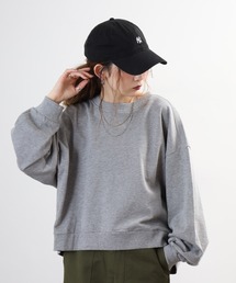 atONE（アットワン）の「ミニ裏毛 ショート丈トレーナー（スウェット）」