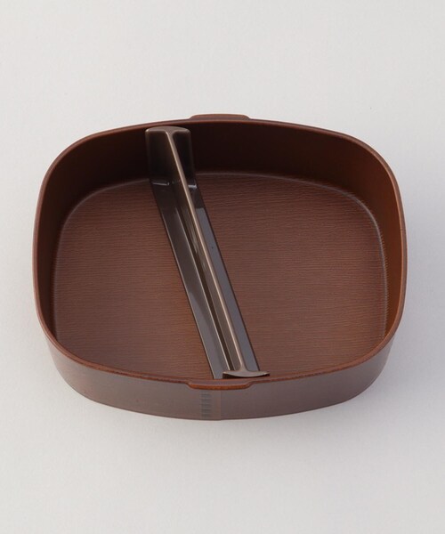 212 KITCHEN STORE(トゥワントゥキッチンストア)の「抗菌わっぱワンタッチ一段ランチボックス(大)(仕切付) 茶(お弁当箱・レディース・その他・00)」の5枚目の写真