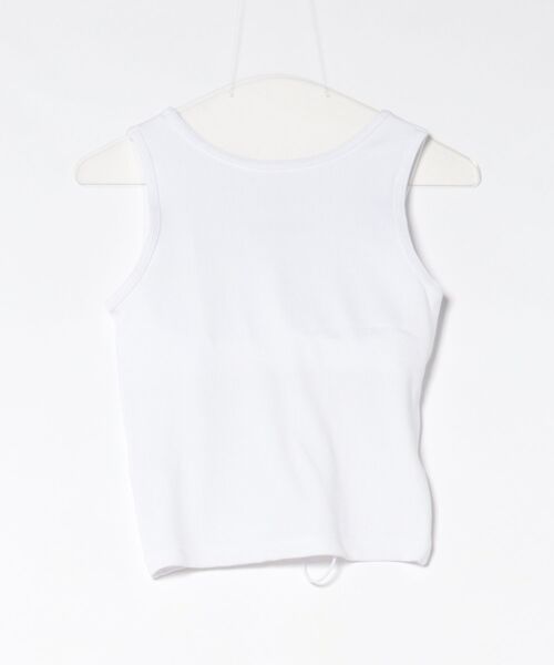RVCA(ルーカ)の「RVCA/ルーカ タンクトップ MINI RVCA UTILITY TANKTOP BG043855(タンクトップ・レディース・ブラック/ホワイト・M/S)」の3枚目の写真