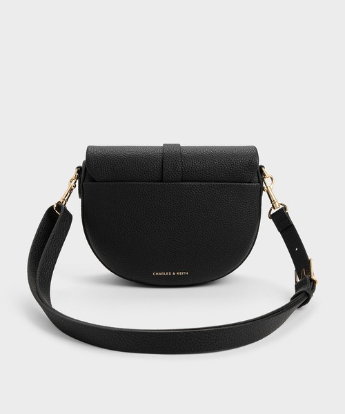 CHARLES & KEITH（チャールズ & キース）の「Beryl ベリル ベルトサドルバッグ（ショルダーバッグ・レディース・クリーム/ブラック/チョコ・S）」の14枚目の写真
