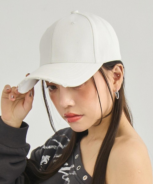 ANAP（アナップ）の「小顔見え シンプル キャップ（キャップ・レディース・ブラック/ピンク/ベージュ・F）」の22枚目の写真