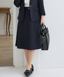 Honeys | 【ストレッチ・ウォッシャブル・イージーケア・接触冷感】ベルト付フレアスカート(スカート)