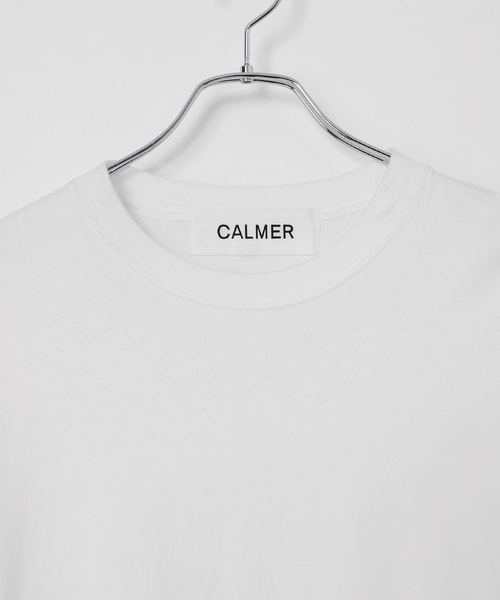 CALMER（カルメール）の「NATURAL DYE LONG T-Shirt / ナチュラルダイロングTシャツ（Tシャツ/カットソー・レディース・ブラウン/ホワイト・FREE）」の3枚目の写真