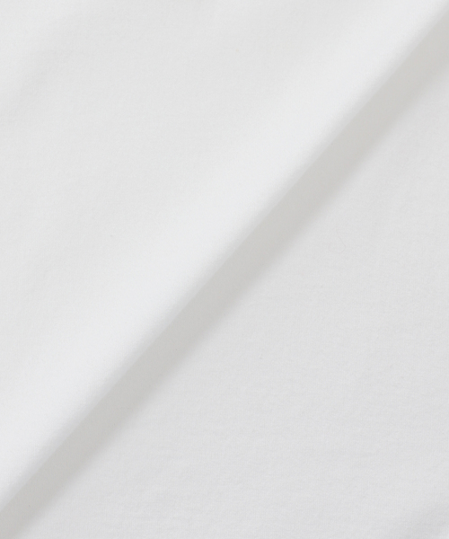 CALMER（カルメール）の「NATURAL DYE LONG T-Shirt / ナチュラルダイロングTシャツ（Tシャツ/カットソー・レディース・ブラウン/ホワイト・FREE）」の9枚目の写真