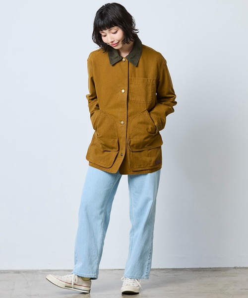 L.L.Bean(エルエルビーン)の「ライトウェイト・フィールド・コート 米国フィット・プチ(カバーオール・レディース・キャメル/ブラック/ブラウン系/ブルーグリーン・SMALL/LARGE/MEDIUM)」の17枚目の写真