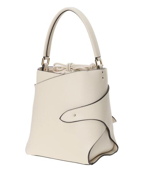 Te chichi（テチチ）の「バックルデザインワンハンドルバッグ（ハンドバッグ・レディース・オフホワイト/キャメル・F）」の14枚目の写真