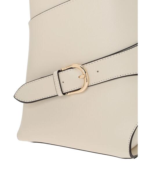 Te chichi（テチチ）の「バックルデザインワンハンドルバッグ（ハンドバッグ・レディース・オフホワイト/キャメル・F）」の5枚目の写真