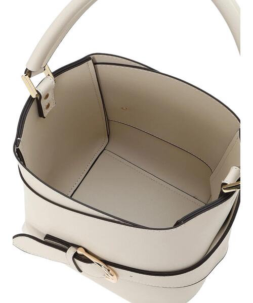 Te chichi（テチチ）の「バックルデザインワンハンドルバッグ（ハンドバッグ・レディース・オフホワイト/キャメル・F）」の7枚目の写真