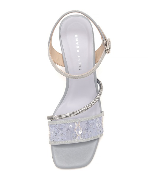 JELLY BEANS（ジェリービーンズ）の「フラワークリアヒールストラップサンダル(204-62165)JELLY BEANS(ジェリービーンズ)（サンダル・レディース・ピンク/アイボリー/ライトブルー・S/M/L）」の10枚目の写真