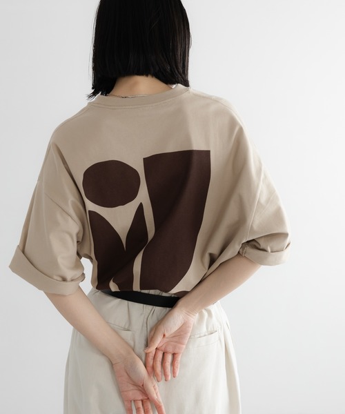 LOWRYS FARM(ローリーズファーム)の「【LFM(U)】アートグラフィックTEE/UVカット・接触冷感・クイックドライ・遮熱 668717(Tシャツ/カットソー・メンズ・ホワイト/ブラック/ベージュ/ブルー/ボルドー・MEDIUM/LARGE)」の3枚目の写真