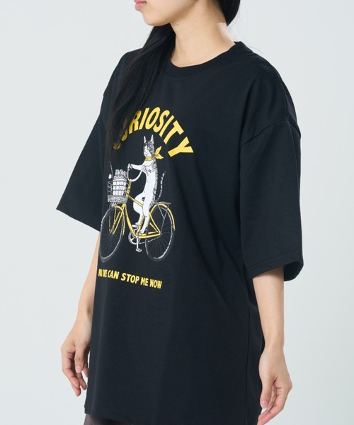 CORISCO（コリスコ）の「サイクルアニマル柄TEE(M1)（Tシャツ/カットソー・メンズ・ホワイト系1/ブラック系1/グレー系1/キナリ/オートミール/ブラック系2/グレー系2/ホワイト系2・X-LARGE/LARGE/MEDIUM）」の16枚目の写真