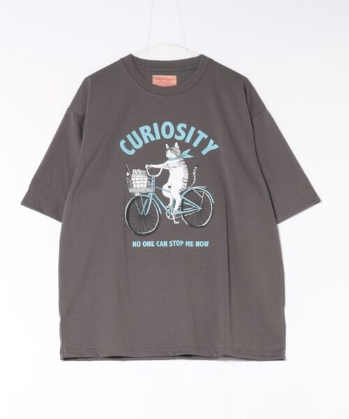 CORISCO（コリスコ）の「サイクルアニマル柄TEE(M1)（Tシャツ/カットソー・メンズ・ホワイト系1/ブラック系1/グレー系1/キナリ/オートミール/ブラック系2/グレー系2/ホワイト系2・X-LARGE/LARGE/MEDIUM）」の21枚目の写真